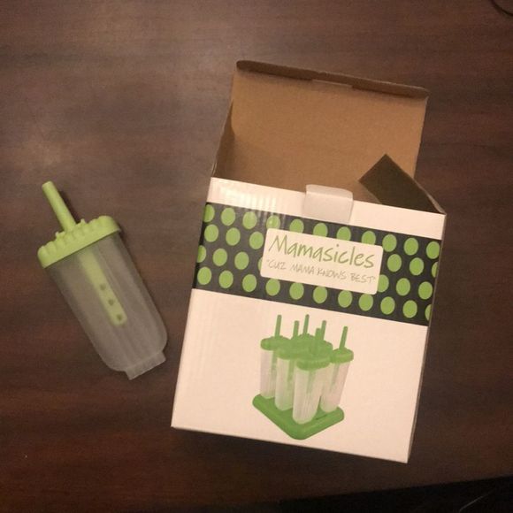 New Set of Six standing Popsicle Maker kitchen kit homemade ice pops summer pack - Picture 2 of 7